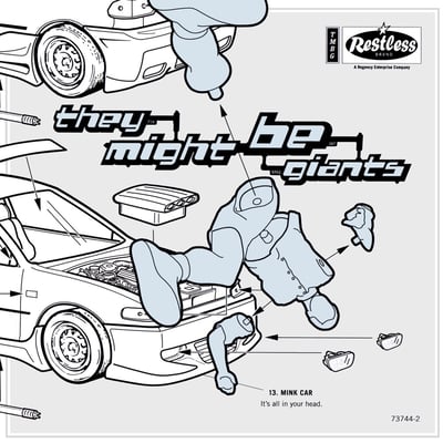 They Might Be Giants - Mink Car (Restless Records, [PIAS], PIASREST 004 CD, 938.0004.020) · CD, Album