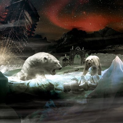 A Storm Of Light & Nadja (5) - Primitive North (Robotic Empire, ROBO086 CD) · CD, Album, Promo, Pla