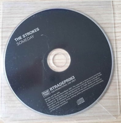 The Strokes - Someday (Rough Trade, RTRADES 063) · 7", Single, Yel