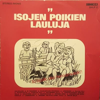 Various - Isojen Poikien Lauluja (Shokki, SHLP 2) · LP, Album, Mono