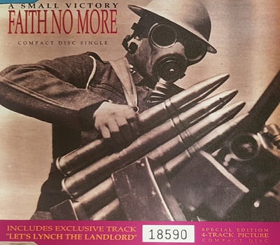 Faith No More - A Small Victory (Remixed By Youth) (Slash, London Records, LASCD 40, 869 885-2) · CD, Single