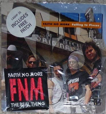 Faith No More - Falling To Pieces (Slash, London Records, London American Recordings, LASHX 25, 869107.1) · 12", Single