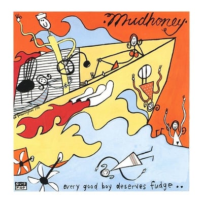 Mudhoney - Every Good Boy Deserves Fudge (Sub Pop, SP1414) · LP, Album, RE, Oxb + LP, Ora + Dlx, Ltd, RM