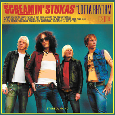 Screamin' Stukas - A Lotta Rhythm (Svart Records, Levy-yhtiö, SRE470, LY0085) · LP, Album, Ltd, RE, Yel