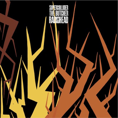 Radiohead - Supercollider / The Butcher (Ticker Tape Ltd., XL Recordings, TBD Records, Hostess Entertainment Unlimited, TICK002) · 12", RSD, Single, Ltd