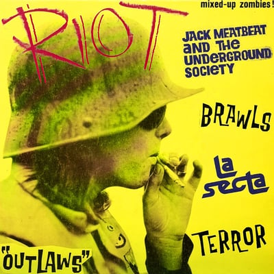 Jack Meatbeat And The Underground Society - See The World (Trash Can Records (3), CAN-5) · 7"
