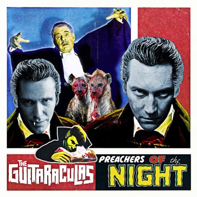 The Guitaraculas - Preachers Of The Night (Trash Wax, TWLP012) · LP, Ltd, Cle