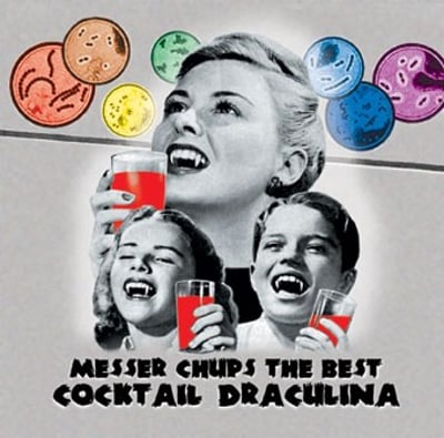 Messer Chups - Cocktail Draculina Vol. 2 (Trash Wax, TWLP016) · LP, Comp, Ltd, RE, Red
