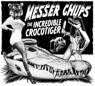 Messer Chups - The Incredible Crocotiger (Trash Wax, TWLP037) · LP, Ltd, RE, gre