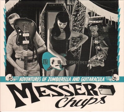 Messer Chups - Adventures Of Zombierella And Guitaracula (Trash Wax, TWLP059) · LP, Comp, Ltd, RE, Blu