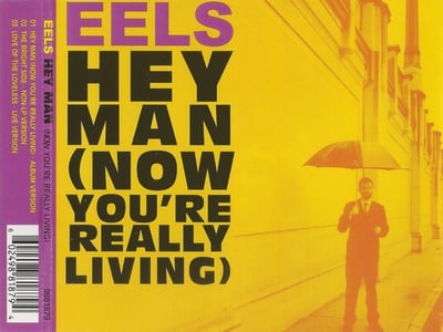 Eels - Hey Man (Now You're Really Living) (Vagrant Records, 9881880) · 7", Single, Ltd, Yel