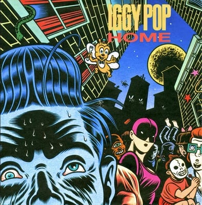 Iggy Pop - Home (Virgin, Virgin, Virgin America, 113 440, 113 440-100, VUS 22) · 7", Single