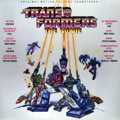 Various - Transformers: The Movie (Original Motion Picture Soundtrack) (Volcano (2), Legacy, 88875144321) · RSD, Ltd, 30t + LP, S/Sided, Etch, Red + LP, S/Sid