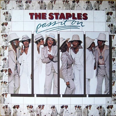 The Staples - Pass It On (Warner Bros. Records, BS 2945) · LP, Album, Win