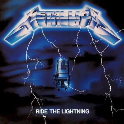 Metallica - Ride The Lightning (Blackened, BLCKND004R-1W) · LP · Blue [Electric Blue], 180g · Limited Edition, Reissue, Remastered, Repress