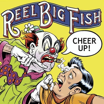 Reel Big Fish - Cheer Up! (Enjoy The Ride Records, ETR207) · 2xLP · Grey Marbled [Cigar Smoke] · Deluxe Edition, Limited Edition, Reissue, Remastered