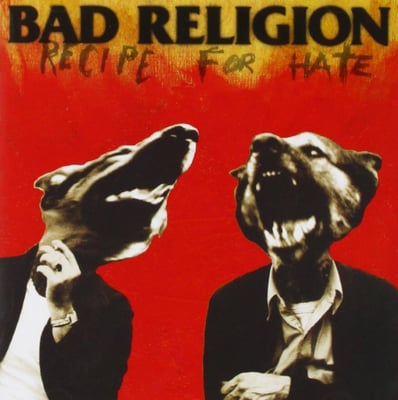 Bad Religion - Recipe For Hate (Epitaph, 6420-1) · LP · Clear And Orange · Limited Edition, Reissue