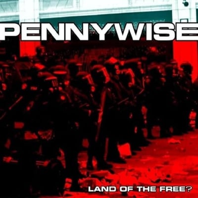 Pennywise - Land Of The Free? (Epitaph, 86600-1) · LP · Apple & White Swirl · Limited Edition, Reissue