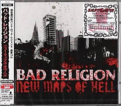 Bad Religion - New Maps Of Hell (Epitaph, 86863-1) · LP · Red with Black Swirl · Limited Edition, Reissue