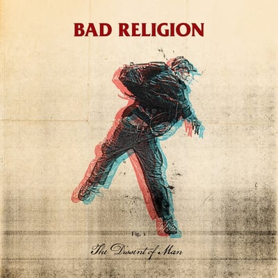 Bad Religion - The Dissent Of Man (Epitaph, 86988-1) · LP · Green/Blue (Teal) · Limited Edition, Reissue, Repress