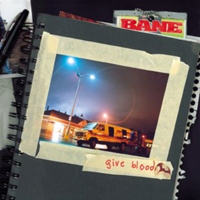 Bane - Give Blood (Equal Vision Records, EVR64) · LP · Transparent Green w/ Black Marble, Laser Cut Gatefold Sleeve · Limited Edition, Reissue