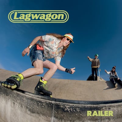 Lagwagon - Railer (Fat Wreck Chords, FAT119-1) · LP · Red Translucent · Limited Edition, Repress