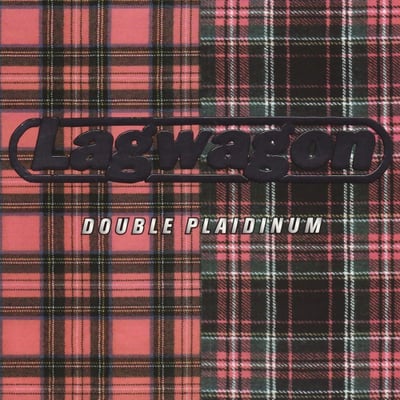 Lagwagon - Double Plaidinum (Fat Wreck Chords, FAT558-1) · LP · Purple Translucent With Orange & White Splatter · Reissue