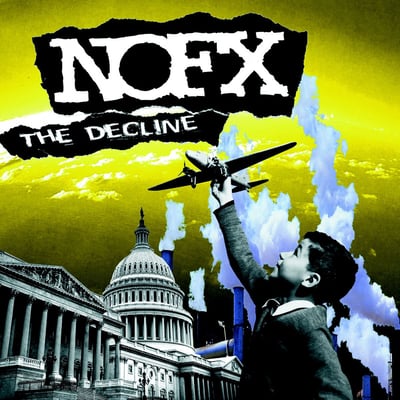 NOFX - The Decline (Fat Wreck Chords, FAT605-1) · 12" · Red Sparkle Haze Vinyl · Limited Edition, Reissue, Repress