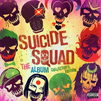 Various - The Suicide Squad (Mondo, MOND-250) · LP · Starfish (Blue With Pink Stripes)