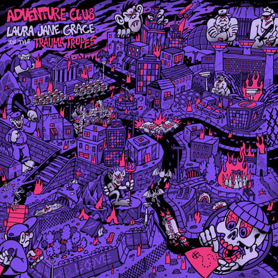 Laura Jane Grace In The Trauma Tropes - Adventure Club (Polyvinyl Record Company, PRC 507) · LP · Black, Purple, Blue Fusion · Limited Edition