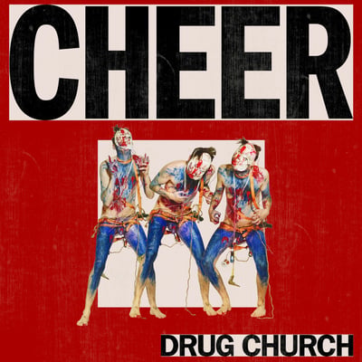 Drug Church - Cheer (Pure Noise Records, PNE225) · LP · Pink Marbled [Red & Bone Galaxy] · Limited Edition, Repress