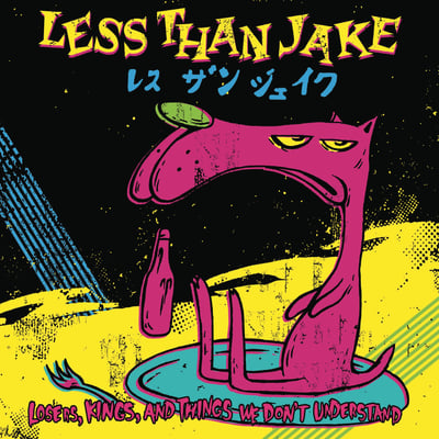 Less Than Jake - Losers, Kings And The Things We Don't Understand. (Rude Records, RDR341-1) · LP · White, Orange & Black Tri-Coloured A/B Side · Limited Edition, Numbered, Reissue