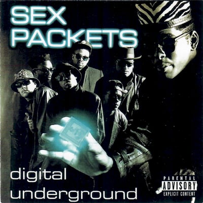 Digital Underground - Sex Packets (Tommy Boy, TB-5570-1) · 2xLP · Light Blue & Black Splatter, 180g, Pop-Up Gatefold, 35th Anniversary Edition · Deluxe Edition, Reissue, Remastered, Special Edition