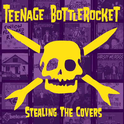 Teenage Bottlerocket - Stealing The Covers (Fat Wreck Chords, FAT982-1) · LP · Purple Yellow Swirl