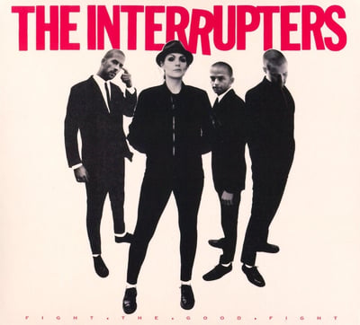 The Interrupters - Fight The Good Fight (Hellcat Records, 80533-1) · LP · Baby Pink & Black · Limited Edition, Reissue