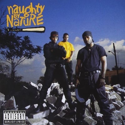 Naughty By Nature - Naughty By Nature (Tommy Boy, TB-1044-0) · 2xLP · Blue/Yellow Split · Club Edition, Limited Edition, Numbered, Reissue, Repress