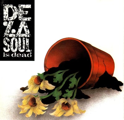 De La Soul - De La Soul Is Dead (Tommy Boy, TB-5109-1) · 2xLP · Green/Yellow Split · Club Edition, Limited Edition, Numbered, Reissue, Remastered