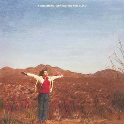 Fiddlehead - Springtime And Blind (Run For Cover Records, RFC174) · LP · Clear with red splatter · Repress
