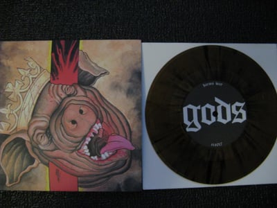 Harm's Way - No Gods No Masters (Closed Casket Activites) Brown And Black Splatter Vinyl