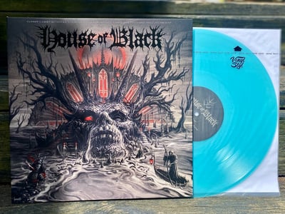 Various - House Of Black (Closed Casket Activities, CCA-129) · 12" · Light Blue Glitter · NM/NM · Limited Edition