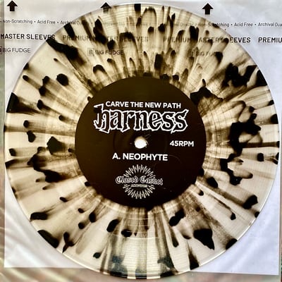 Harness - Carve The New Path (Closed Casket Activities, CCA054) · 7" · Clear w/ Black Splatter