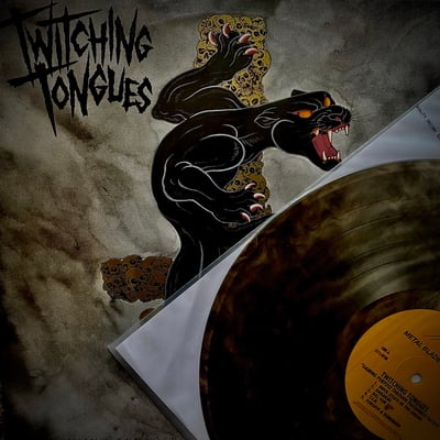 Twitching Tongues - Gaining Purpose Through Passionate Hatred (Metal Blade Records, 3984-15556-1) · LP · Clear Ultra With Black Smoke And Metallic Gold Splatter · Limited Edition