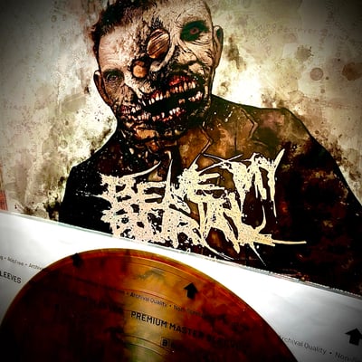 Belie My Burial - Apotheosis (Secret Swarm Records, SSR001) · LP · Transparent Brown w/ Red and Black Haze · NM/NM · Limited Edition