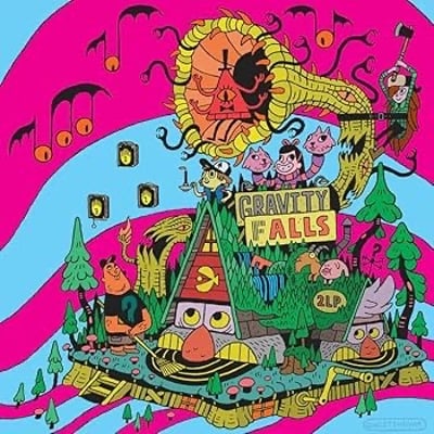 Brad Breeck - Gravity Falls (Iam8bit, 8BIT-8102) · 2xLP · Red Transparent [Decoder Red]
