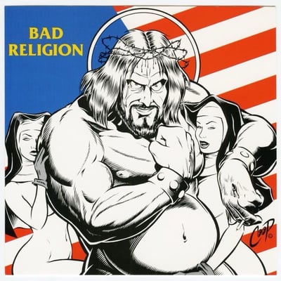 Bad Religion - American Jesus (Sympathy For The Record Industry, SFTRI 232) · 7" · Red Labels