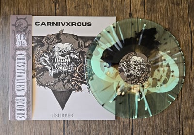 Carnivxrous - Usurper (Crestfallen Records, CFR034) · LP · Orthrus · NM/NM · Numbered