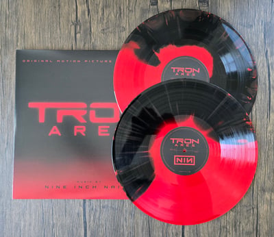 Nine Inch Nails - Tron: Ares (Original Motion Picture Soundtrack) (The Null Corporation, NULL 22) · 2xLP · Red and Black Swirl · NM/NM