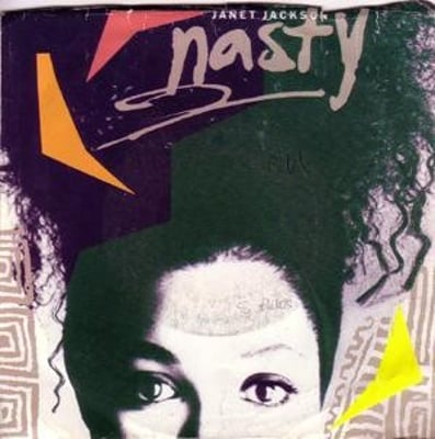 Janet Jackson - Nasty (A&M Records, SP-12196) · 12"