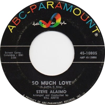 Steve Alaimo - So Much Love (ABC-Paramount, 45-10805) · 7"