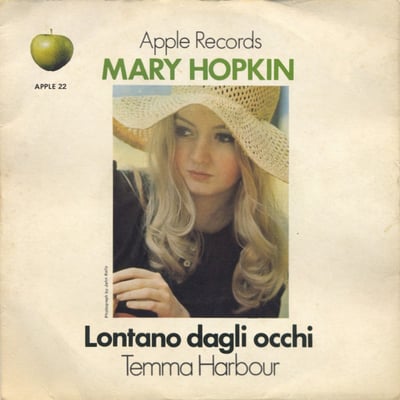 Mary Hopkin - Temma Harbour (Apple Records, 1816) · 7" · Los Angeles pressing